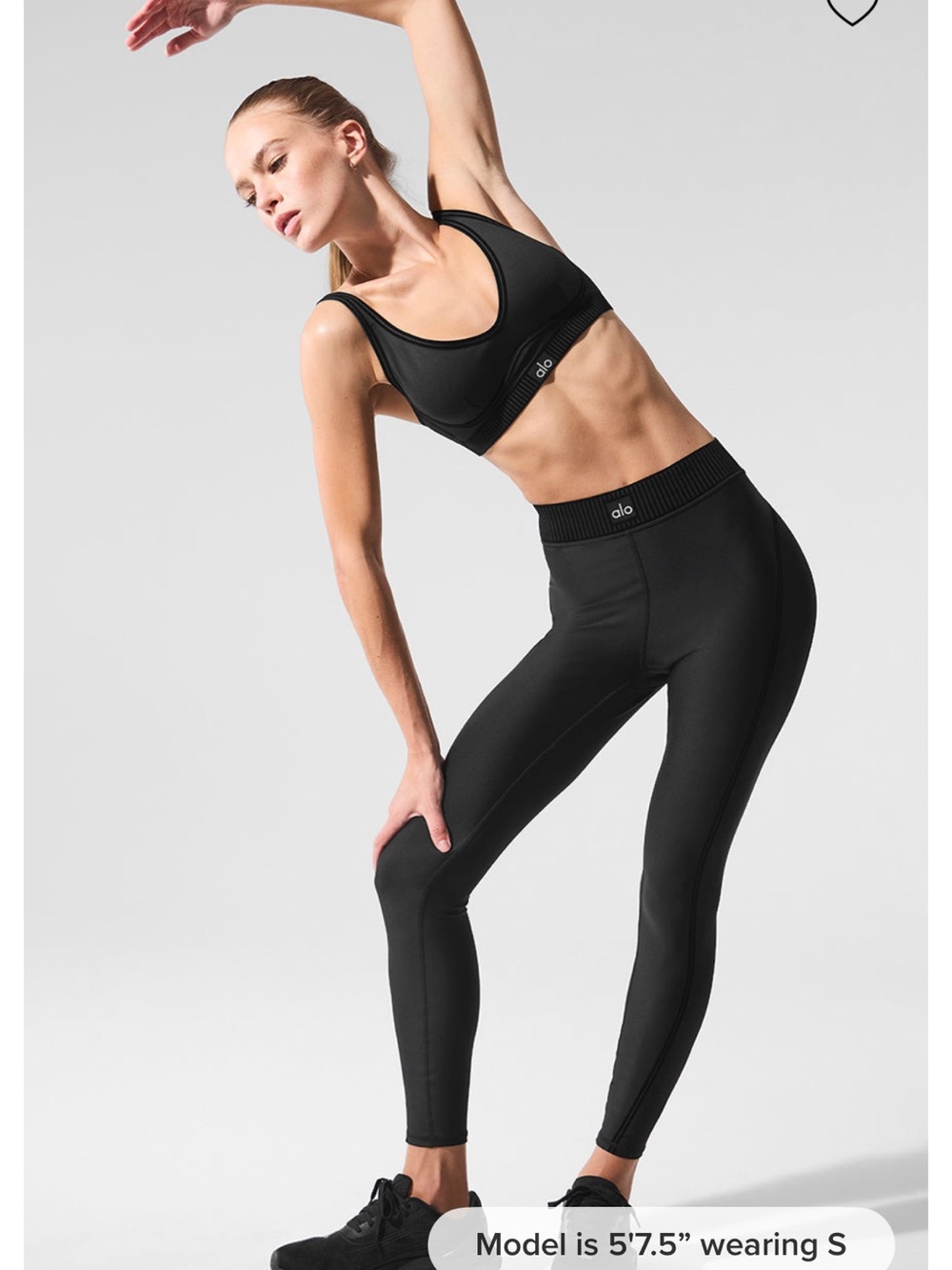 ALO Yoga Black Airsculpt High-Rise Sculpt Leggings Set
